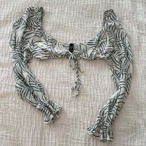 Windsor Long Sleeve Crop Top